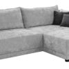 Ecksofa hellgrau Webstoff B/H/T: ca. 279x89x187 cm – Bild 3