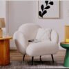 Beistelltisch Belina braun Mango H/D: ca. 51x40 cm – Bild 2