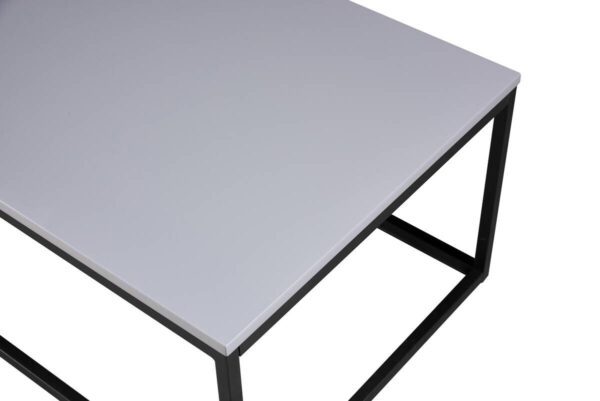 Couchtisch Thor 2 grau lackiert B/H/T: ca. 110x40x60 cm Couchtisch Thor 2 grau lackiert B/H/T: ca. 110x40x60 cm – Bild 3