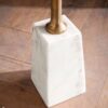 Beistelltisch gold Optik Marmor B/H/T: ca. 34x58x34 cm Beistelltisch gold Optik Marmor B/H/T: ca. 34x58x34 cm – Bild 3