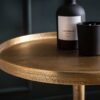 Beistelltisch gold Optik Marmor B/H/T: ca. 34x58x34 cm Beistelltisch gold Optik Marmor B/H/T: ca. 34x58x34 cm – Bild 4