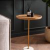 Beistelltisch Mango Marmor B/H/T: ca. 40x55x40 cm – Bild 2