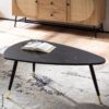 Couchtisch schwarz Marmor Optik B/H/T: ca. 90x41x60 cm Couchtisch schwarz Marmor Optik B/H/T: ca. 90x41x60 cm – Bild 3