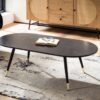 Couchtisch schwarz Marmor Optik B/H/T: ca. 120x42x60 cm – Bild 3