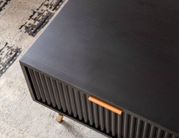 Couchtisch schwarz B/H/T: ca. 110x43x60 cm Couchtisch schwarz B/H/T: ca. 110x43x60 cm – Bild 2