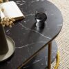 Couchtisch schwarz Marmor Optik B/H/T: ca. 100x45x60 cm – Bild 2