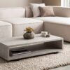 Couchtisch sand B/H/T: ca. 100x25x50 cm – Bild 2