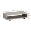 Couchtisch sand B/H/T: ca. 100x25x50 cm – Bild 4