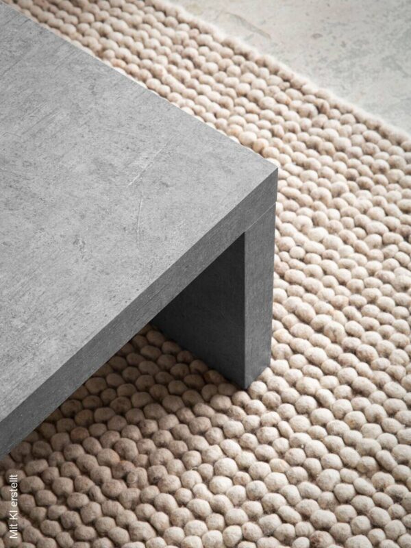 Couchtisch Beton Optik B/H/T: ca. 110x35x55 cm – Bild 5