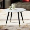 Couchtisch weiß Marmor Optik B/H/T: ca. 60x41x60 cm – Bild 3