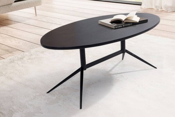 Couchtisch schwarz B/H/T: ca. 90x35x50 cm – Bild 3