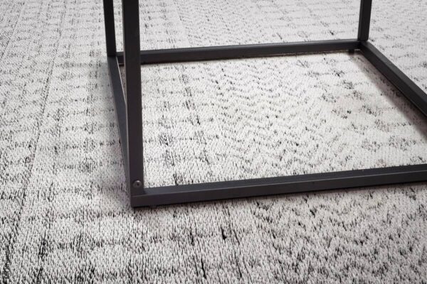 Couchtisch klar schwarz B/H/T: ca. 58x43,5x58 cm – Bild 2