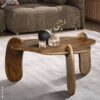 Couchtisch braun B/H/T: ca. 78x40x78 cm Couchtisch braun B/H/T: ca. 78x40x78 cm – Bild 5