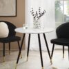 Esstisch weiß Marmor Optik H/D: ca. 76x75 cm – Bild 5
