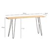 Schreibtisch natur B/H/T: ca. 150x75x36 cm – Bild 2