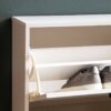 Schuhschrank weiß B/H/T: ca. 90x120x24 cm – Bild 4
