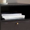 Sideboard schwarz B/H/T: ca. 140x75x40 cm – Bild 2