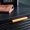 Sideboard schwarz B/H/T: ca. 77x97x40 cm – Bild 5