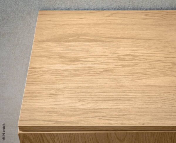 Sideboard natur Eiche Optik B/H/T: ca. 140x80x39 cm – Bild 2