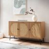 Sideboard natur Eiche Optik B/H/T: ca. 140x80x39 cm – Bild 3