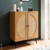 Sideboard natur Eiche Optik B/H/T: ca. 80x103x39 cm – Bild 4