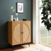 Sideboard natur Eiche Optik B/H/T: ca. 80x103x39 cm – Bild 5