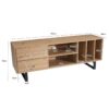 Lowboard Eiche Optik B/H/T: ca. 150x55x40 cm Lowboard Eiche Optik B/H/T: ca. 150x55x40 cm – Bild 5