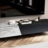 Lowboard weiß Marmor Optik B/H/T: ca. 150x40x40 cm – Bild 3