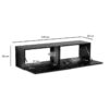 Lowboard schwarz Marmor Optik B/H/T: ca. 120x30x30 cm – Bild 5