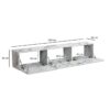Lowboard weiß Marmor Optik B/H/T: ca. 160x30x30 cm – Bild 3