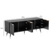 Lowboard schwarz B/H/T: ca. 150x60x39 cm Lowboard schwarz B/H/T: ca. 150x60x39 cm – Bild 5