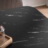 Esstisch schwarz Marmor Optik B/H/T: ca. 200x76x90 cm – Bild 2