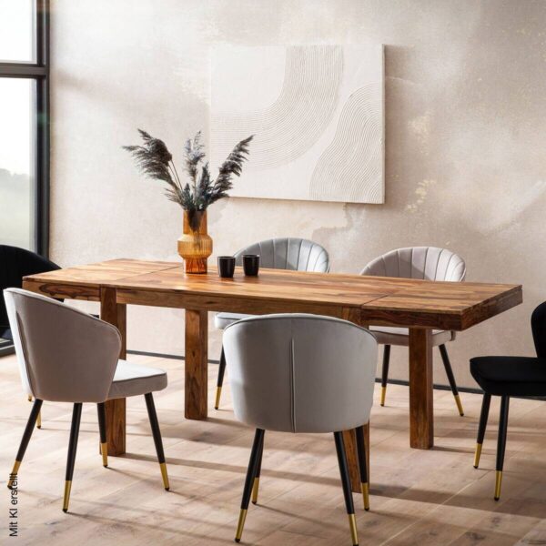 Esstisch natur B/H/T: ca. 120x76x80 cm – Bild 5