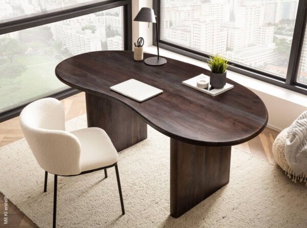Schreibtisch B/H/T: ca. 180x75x90 cm – Bild 2