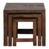 Beistelltisch Genua Akazie dunkel B/H/T: ca. 50x47x35 cm – Bild 2