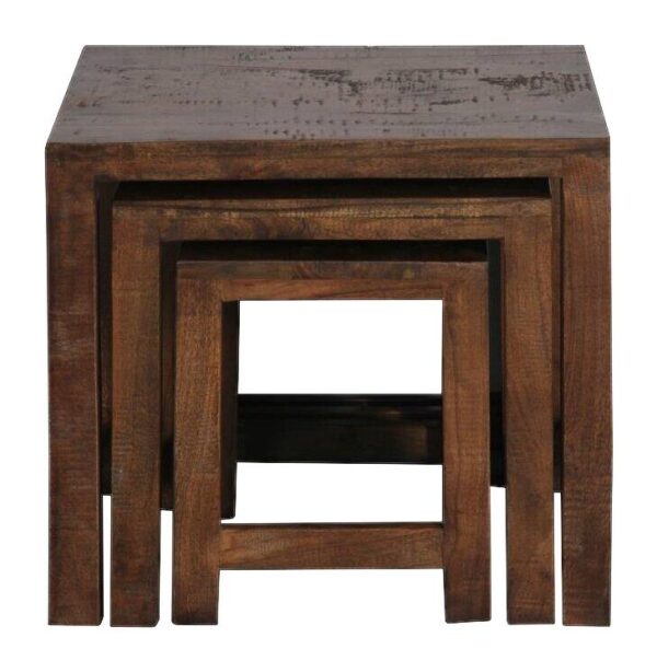 Beistelltisch Genua Akazie dunkel B/H/T: ca. 50x47x35 cm – Bild 2