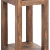 Blumensäule Genua Akazie dunkel B/H/T: ca. 30x75x30 cm Blumensäule Genua Akazie dunkel B/H/T: ca. 30x75x30 cm – Bild 2