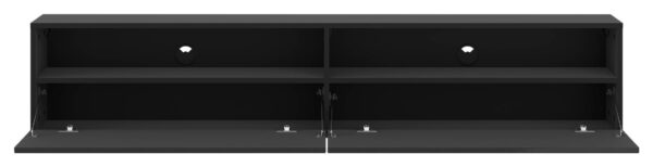 TV-Lowboard Otis schwarz Hochglanz B/H/T: ca. 180x37x32 cm – Bild 3