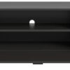Lowboard LINEA grau schwarz B/H/T: ca. 185x55x40 cm – Bild 3