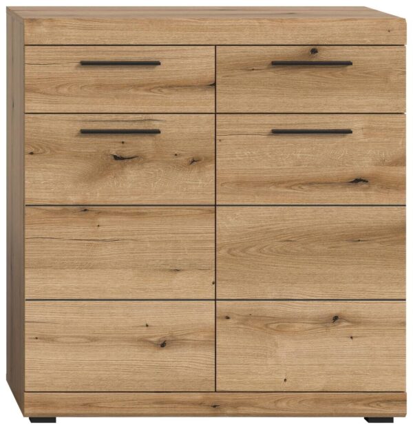 Kommode SCOUT Evoke Oak Nachbildung B/H/T: ca. 90x96x37 cm – Bild 3