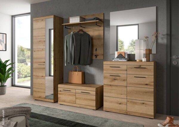Garderobe SCOUT Evoke Oak Nachbildung B/H/T: ca. 272x197x40 cm – Bild 3