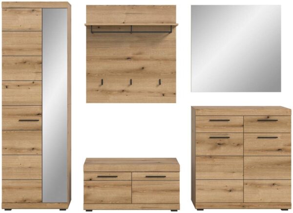 Garderobe SCOUT Evoke Oak Nachbildung B/H/T: ca. 272x197x40 cm – Bild 5