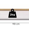 Wandboard VERONA Lärche Nachbildung Eiche Nachbildung B/H/T: ca. 110x23x18 cm – Bild 2