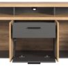 TV-Lowboard Esteban Eiche Evoke Oak Nachbildung anthrazit B/H/T: ca. 180x66x47 cm – Bild 4
