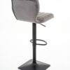 Barhocker FM-175-1 grau Microfaser Samt B/H/T: ca. 41x88x48 cm – Bild 5