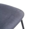 Barhocker MIKA grau Samt B/H/T: ca. 48,5x111x50 cm – Bild 3