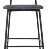 Barhocker MIKA grau Samt B/H/T: ca. 48,5x111x50 cm – Bild 4