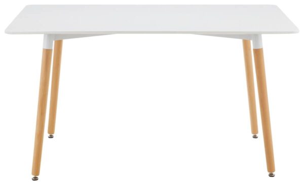 Esstisch BENNY weiß matt B/H/T: ca. 140x75x80 cm Esstisch BENNY weiß matt B/H/T: ca. 140x75x80 cm – Bild 2