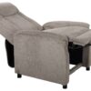TV-Sessel Delta taupe Webstoff B/H/T: ca. 77x107x91 cm – Bild 2