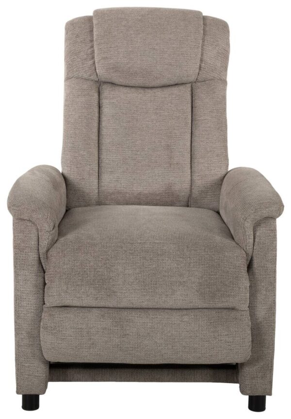 TV-Sessel Delta taupe Webstoff B/H/T: ca. 77x107x91 cm – Bild 4